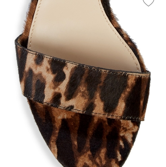 Vince Camuto leopard-print calf hair heeled shoes - Picture 4 of 5